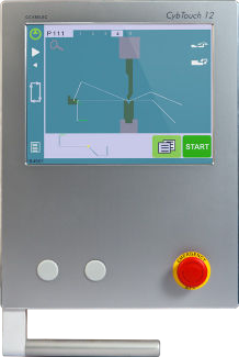 CYBELEC CybTouch 12 PS 2D graphic CNC System