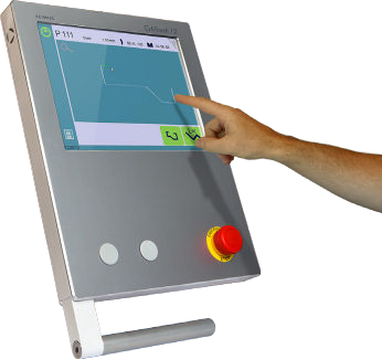 CYBELEC CybTouch 12 PS 2D graphic CNC System
