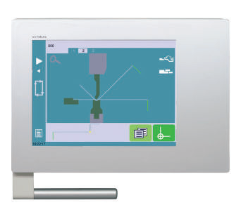 CYBELEC CybTouch 15 PS 2D graphic CNC System