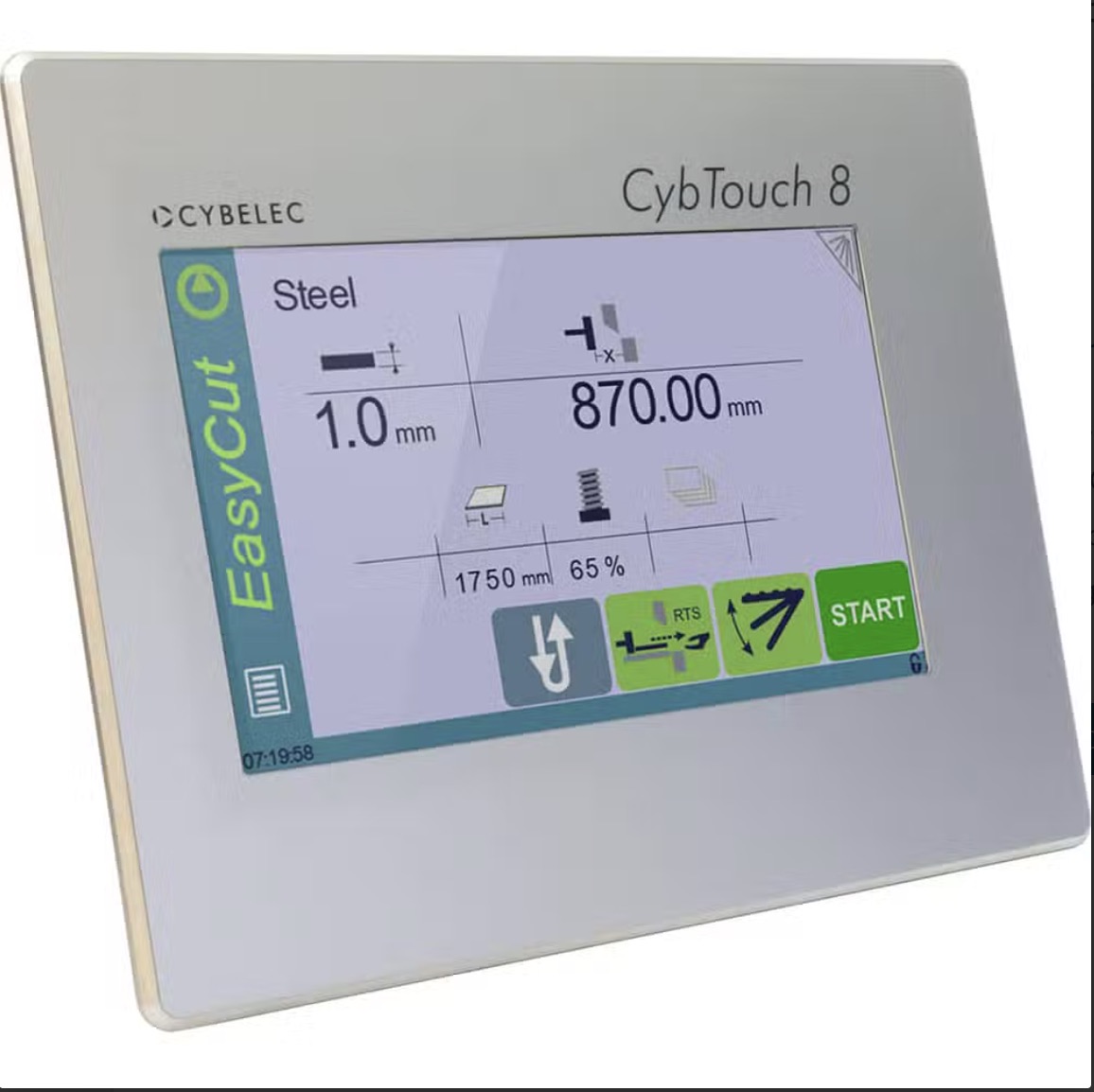 CybTouch 8 W for hydraulic shearing machine