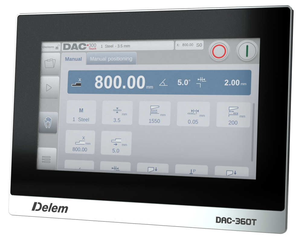 DAC-360TX Touch shear control